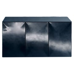 DeCastelli Scuplt Cabinet in Iridium Finish by Francesco Forcellini