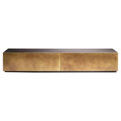 DeCastelli Tako Floor Cabinet in DeLabré Brass F2 by Filippo Pisan