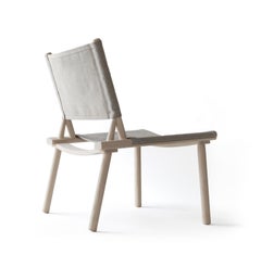 December Chair with Canvas Upholstery by Jasper Morrison & Wataru Kumano