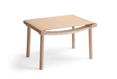 Dezember Ottomane mit Lederpolsterung von Jasper Morrison & Wataru Kumano