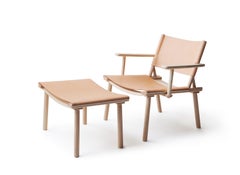 Dezember Ottomane mit Segeltuchpolsterung von Jasper Morrison & Wataru Kumano