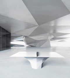 "Deceptor" Ping Pong Table Tennis Powder-Coated in White