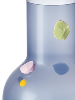 Dechem Studio Mundgeblasenes tschechisches Glas Bandaska 19 Limitierte Auflage Konfetti-Vase