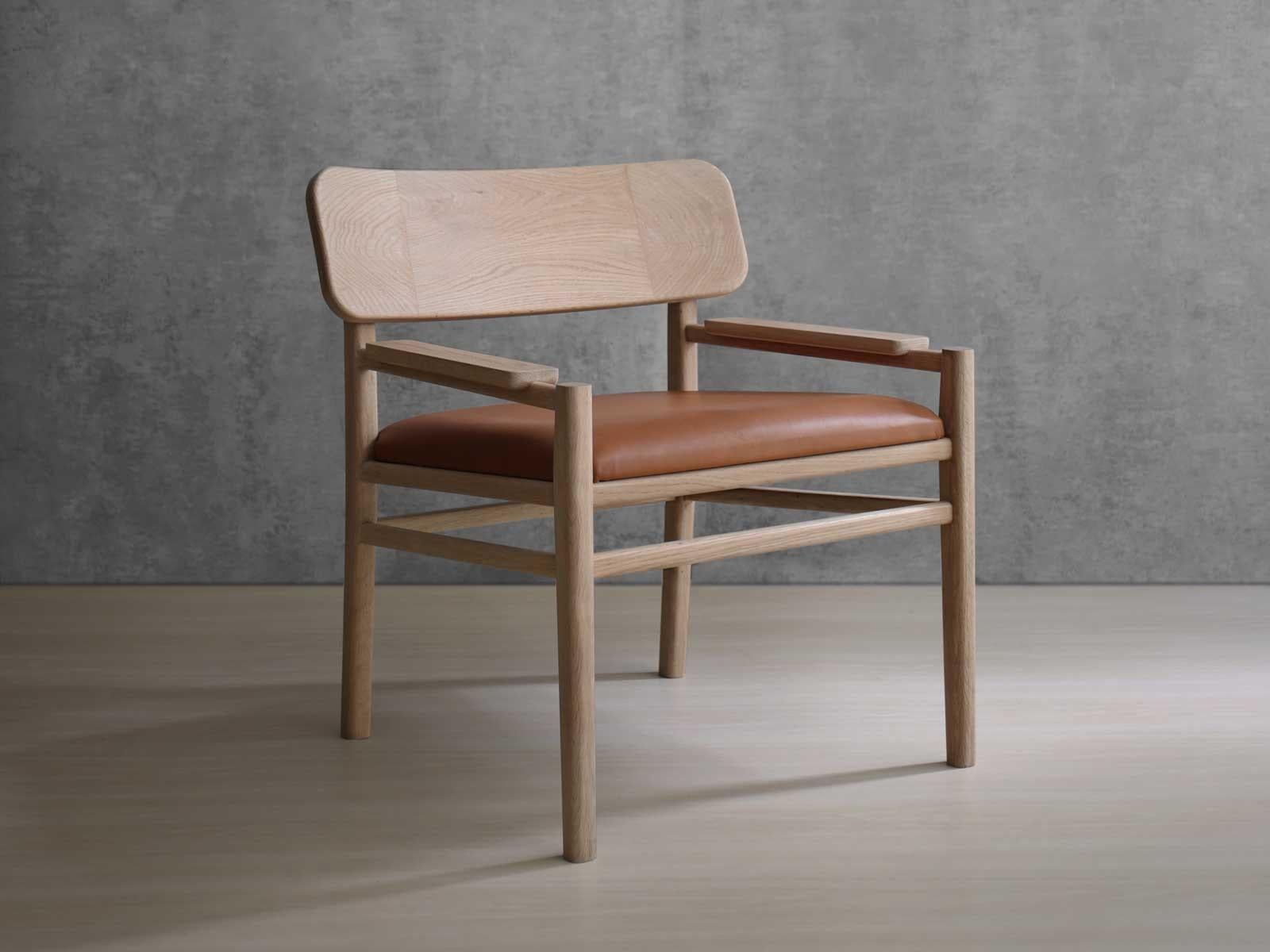 The XVI Sixteenth Chair is part of Noviembre collection, which offers a compelling range of furniture, inviting exploration of form, function, and the serene lines that define each piece. Inspired by Constantin Brancusi's artistic philosophy, the