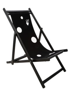 Off-White Deck Chair Black White