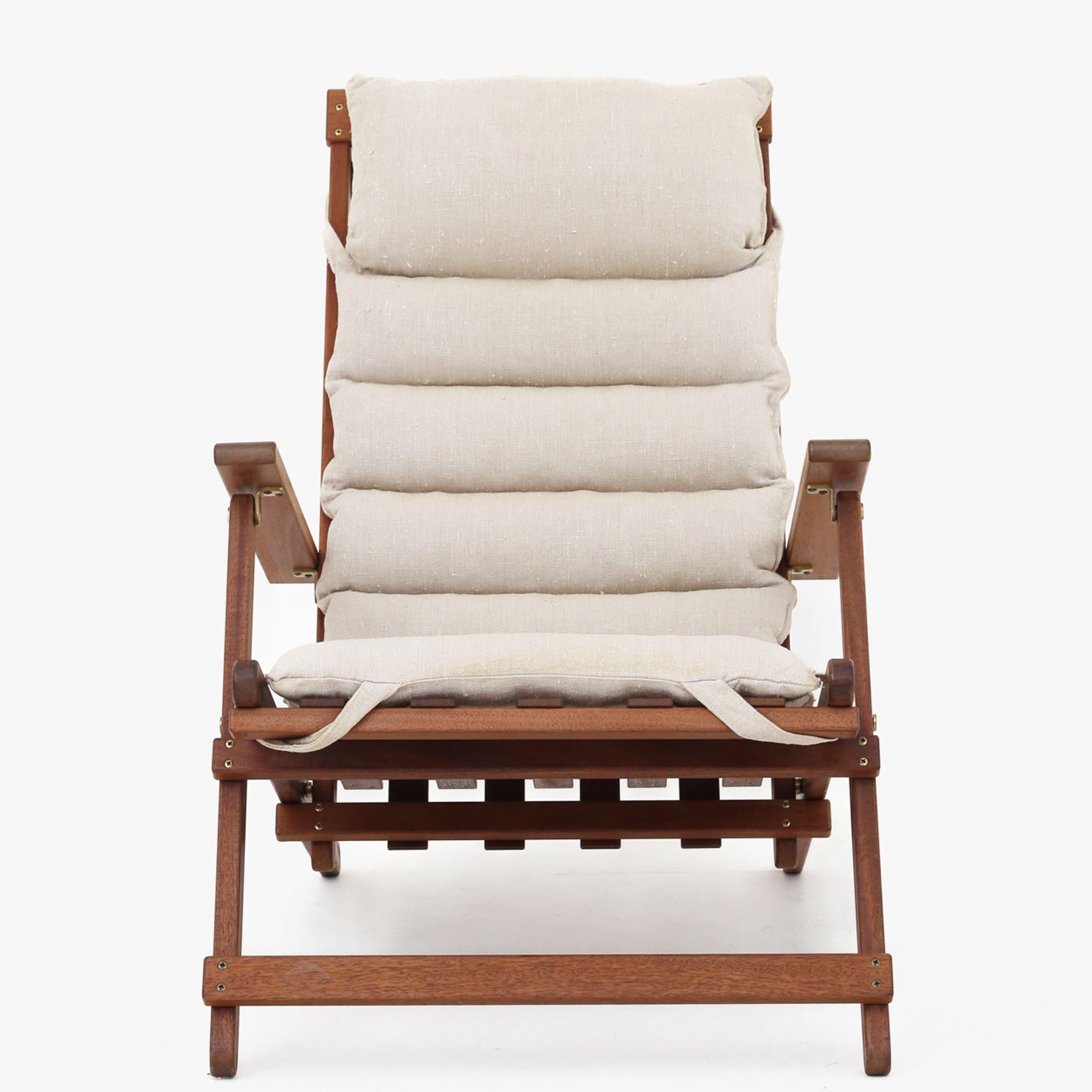 Deck Chair by Børge Mogensen For Sale 2