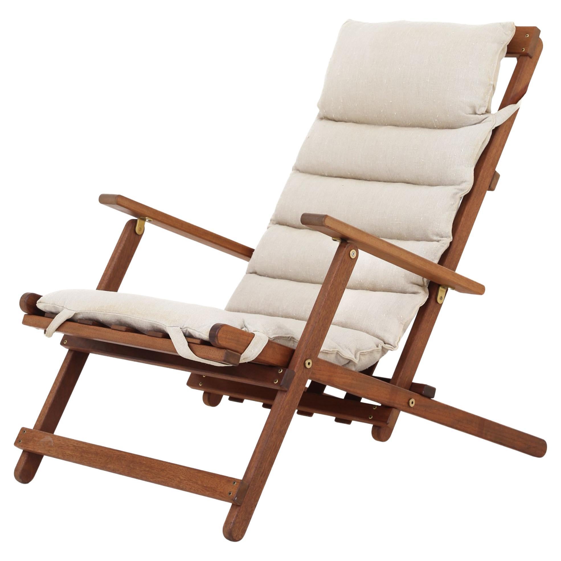 Deck Chair by Børge Mogensen For Sale