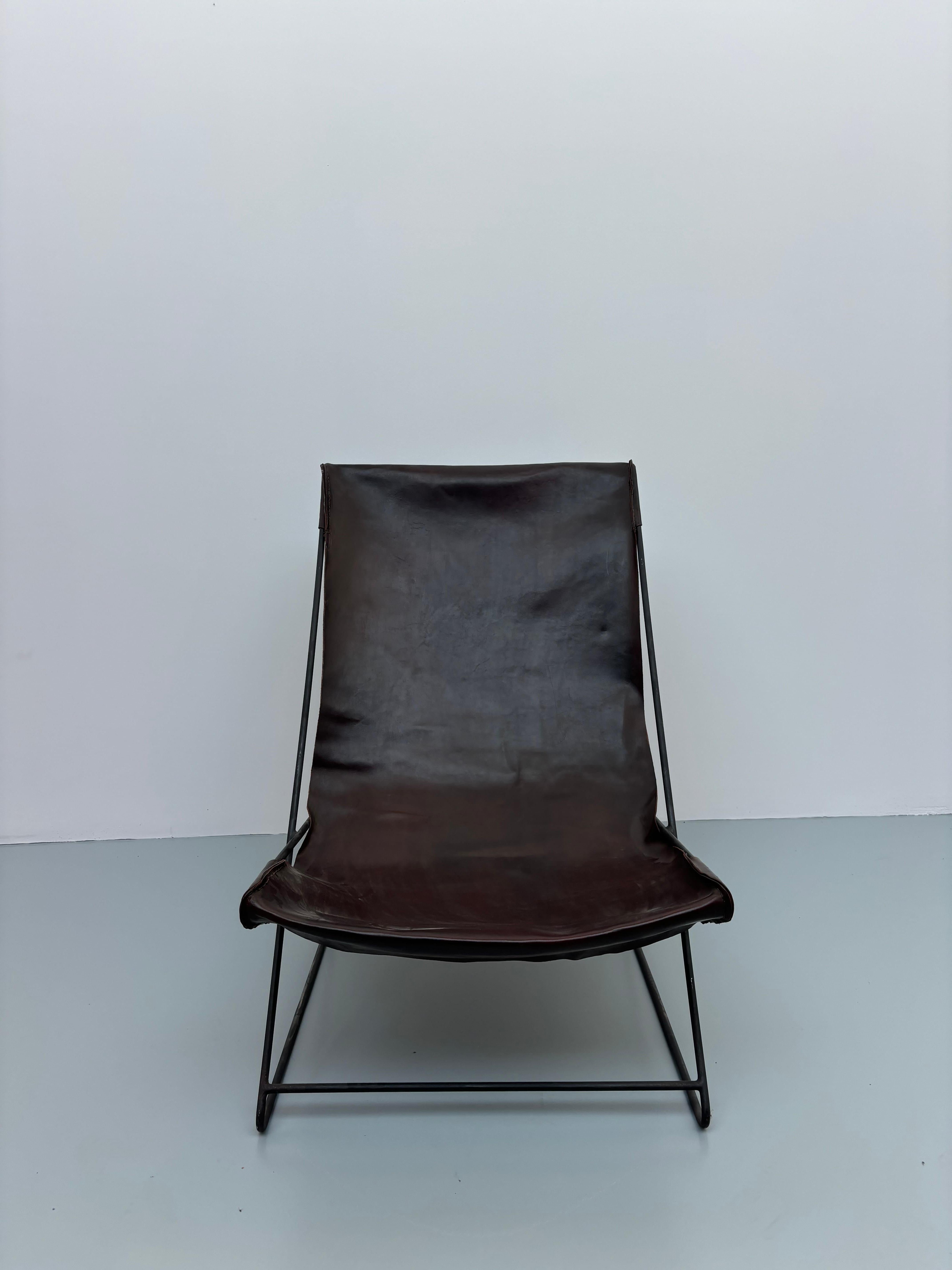 Liegestuhl von Lina Bo Bardi, entworfen für casa valéria im Angebot 5