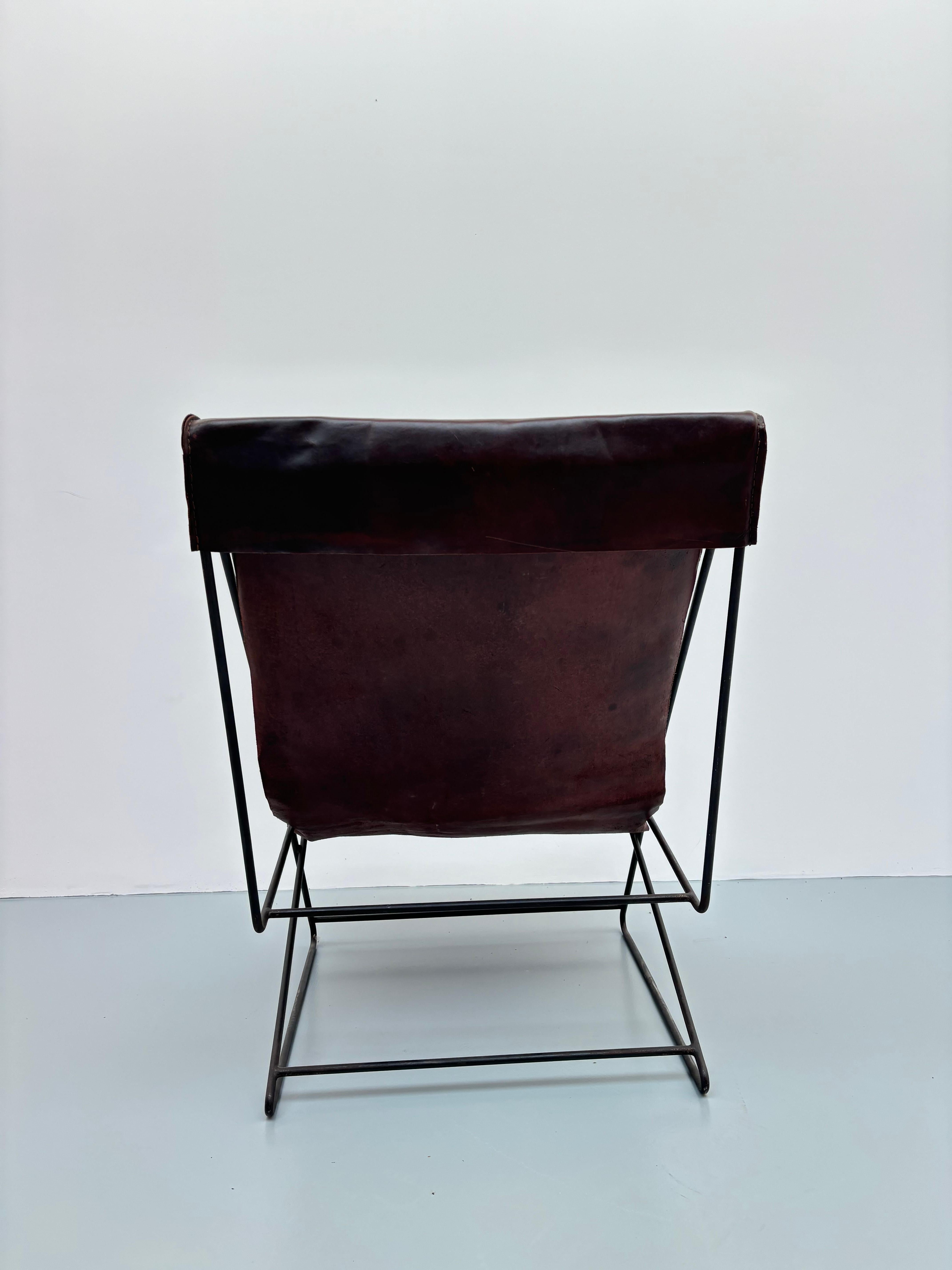 Liegestuhl von Lina Bo Bardi, entworfen für casa valéria im Angebot 6