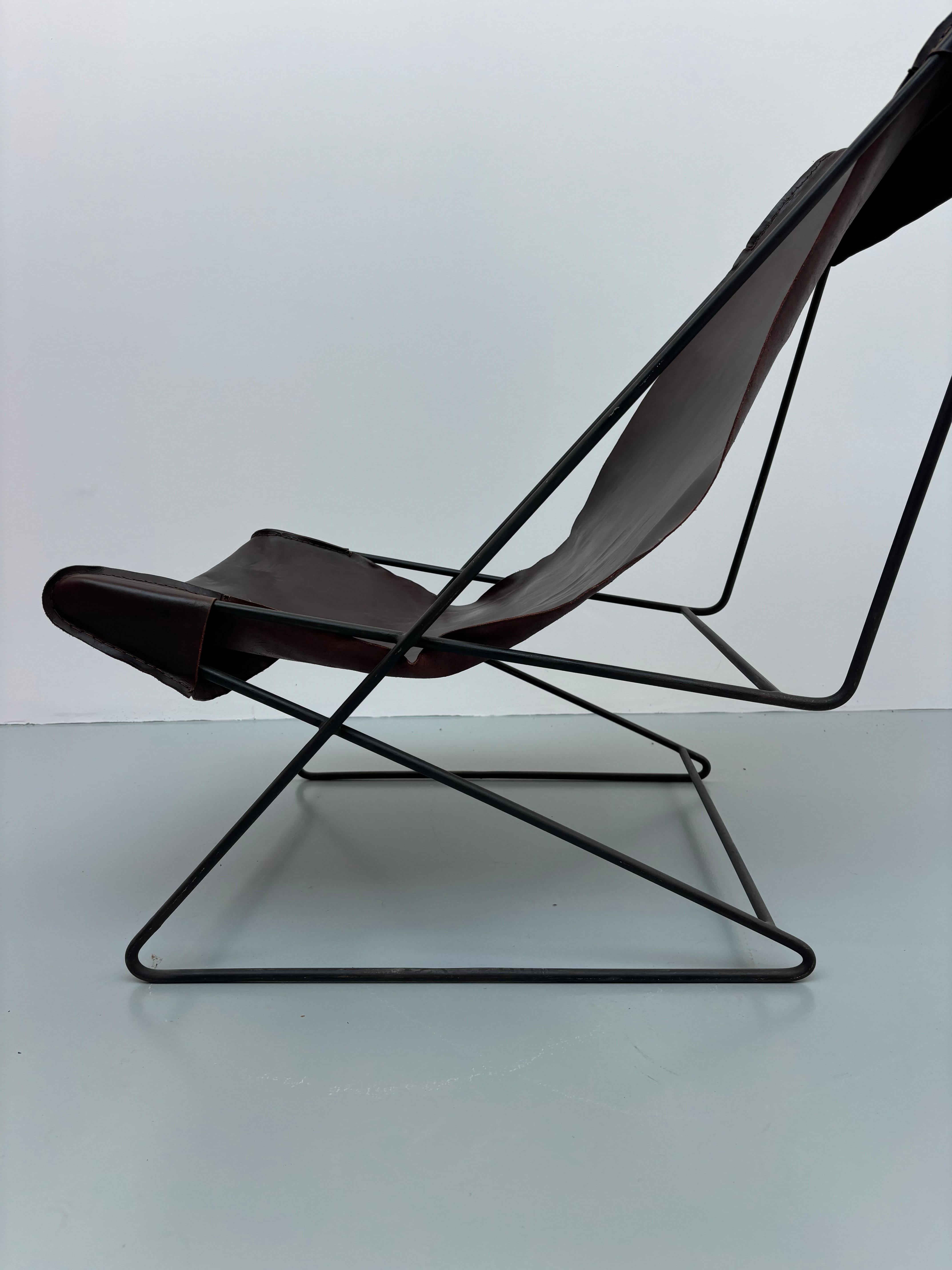 Liegestuhl von Lina Bo Bardi, entworfen für casa valéria im Angebot 7