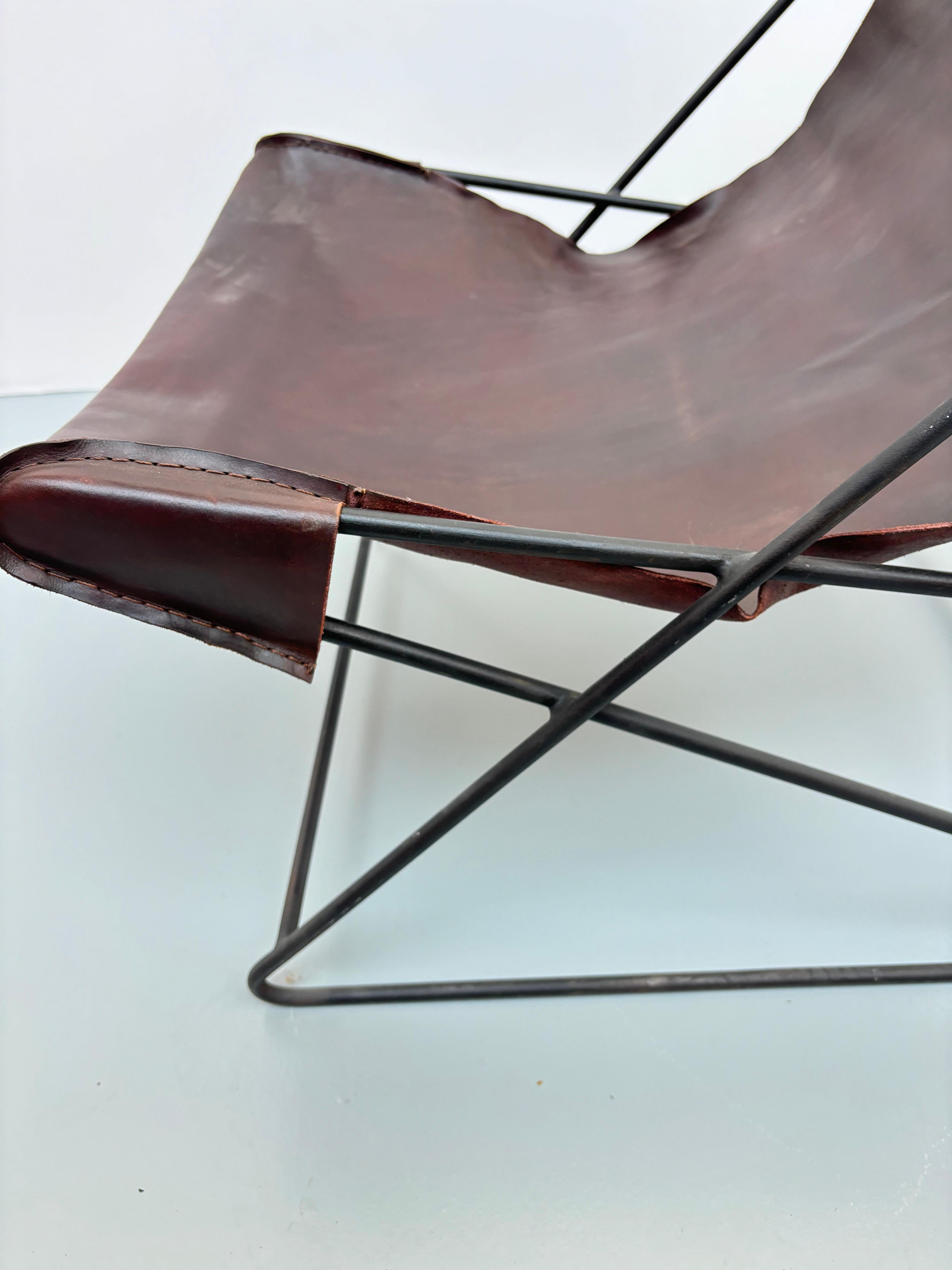 Liegestuhl von Lina Bo Bardi, entworfen für casa valéria im Angebot 8
