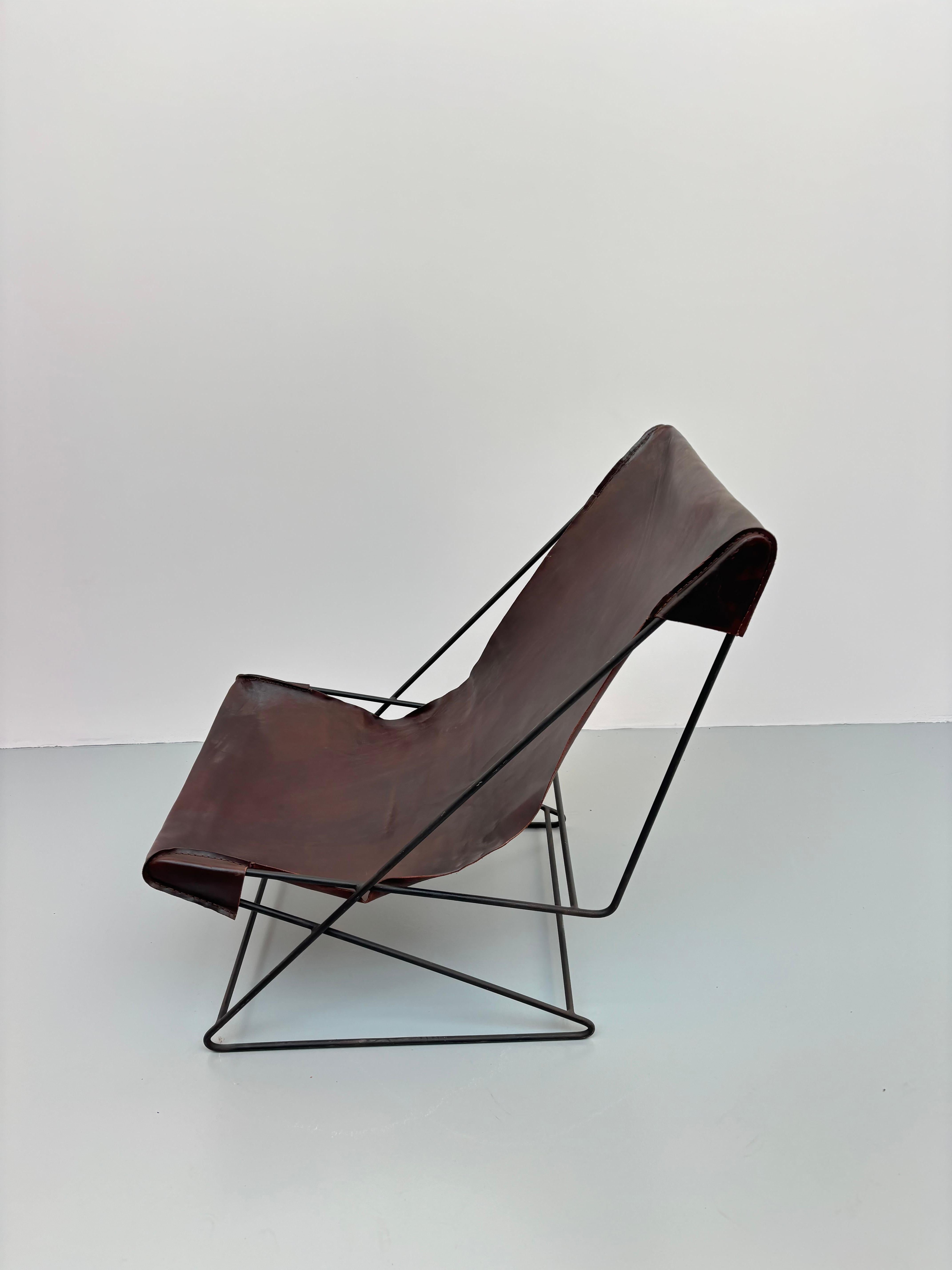 Liegestuhl von Lina Bo Bardi, entworfen für casa valéria im Angebot 11