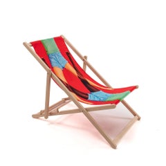 Deck Chair (Scissors) by Maurizio Cattelan