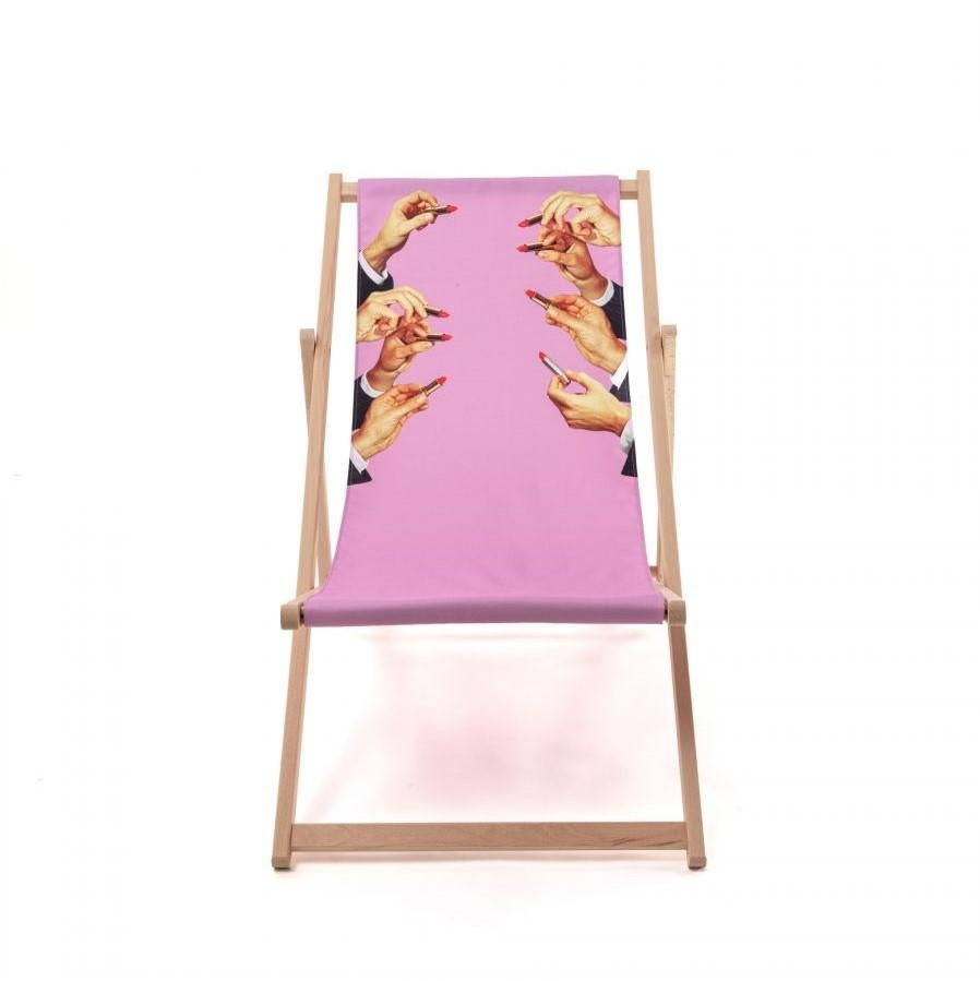 Deck Chair by Maurizio Cattelan For Sale 1