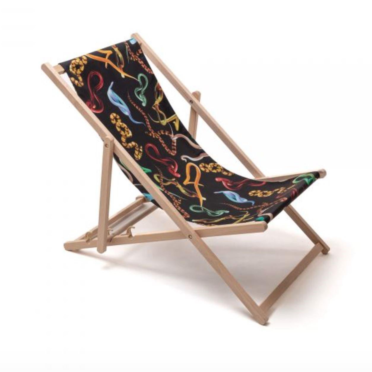Deck Chair by Maurizio Cattelan For Sale 2