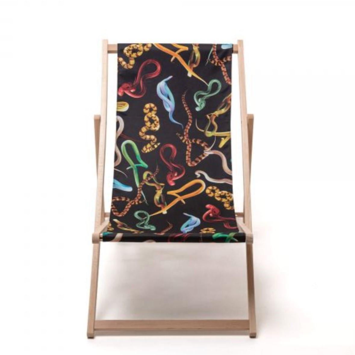 Deck Chair by Maurizio Cattelan For Sale 3