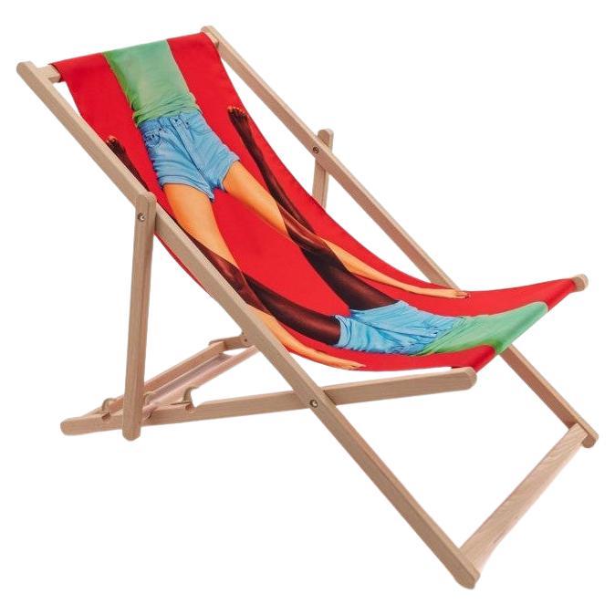 Deck Chair by Maurizio Cattelan For Sale