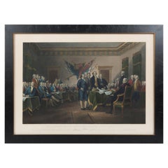 "Declaration of Independence July 4, 1776" by W. L. Ormsby, Antique Print, 1876