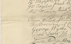 Declaration of Independence Signatures Facsimile – Binns Engraving, 1850s