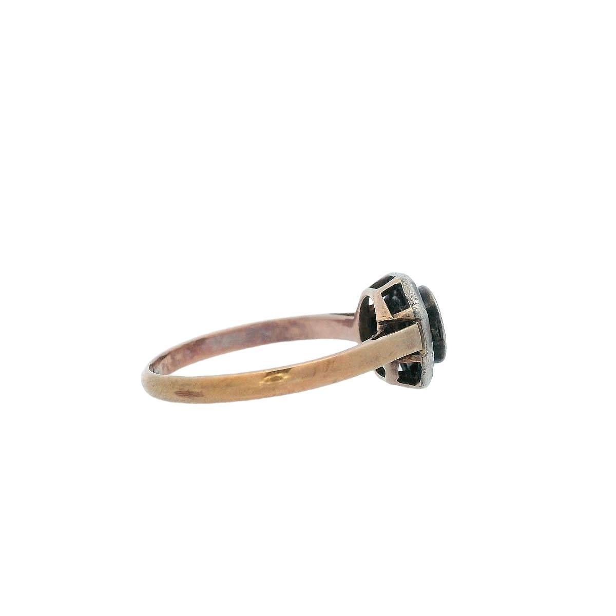 Anillo de compromiso Deco 1915 en oro de 18 quilates con diamante en Bueno estado para la venta en Aventura, FL