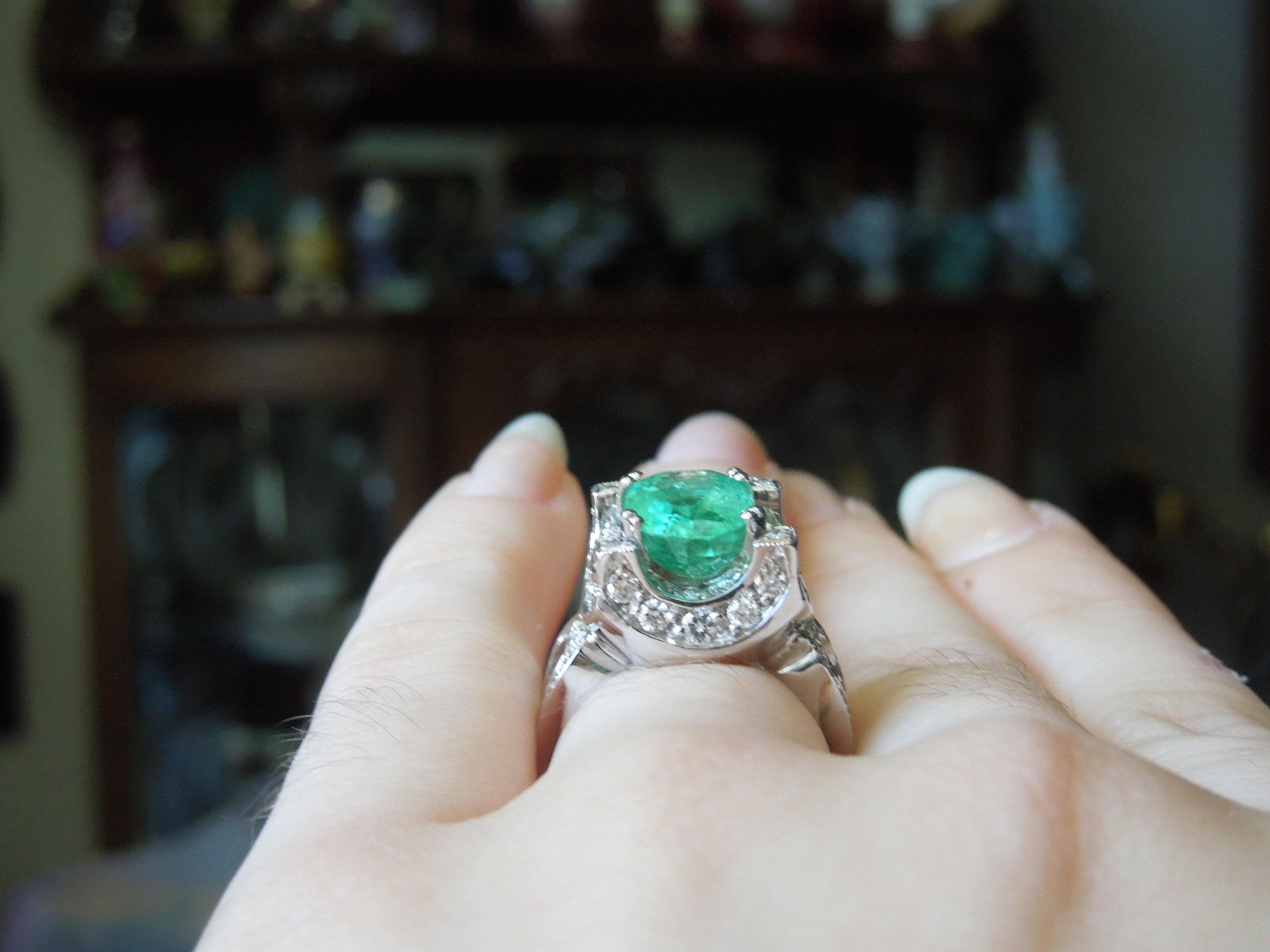 5 carat emerald ring