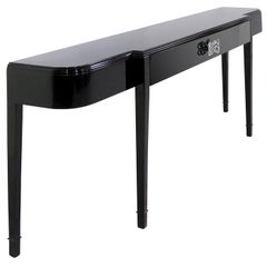 Deco Black Console
