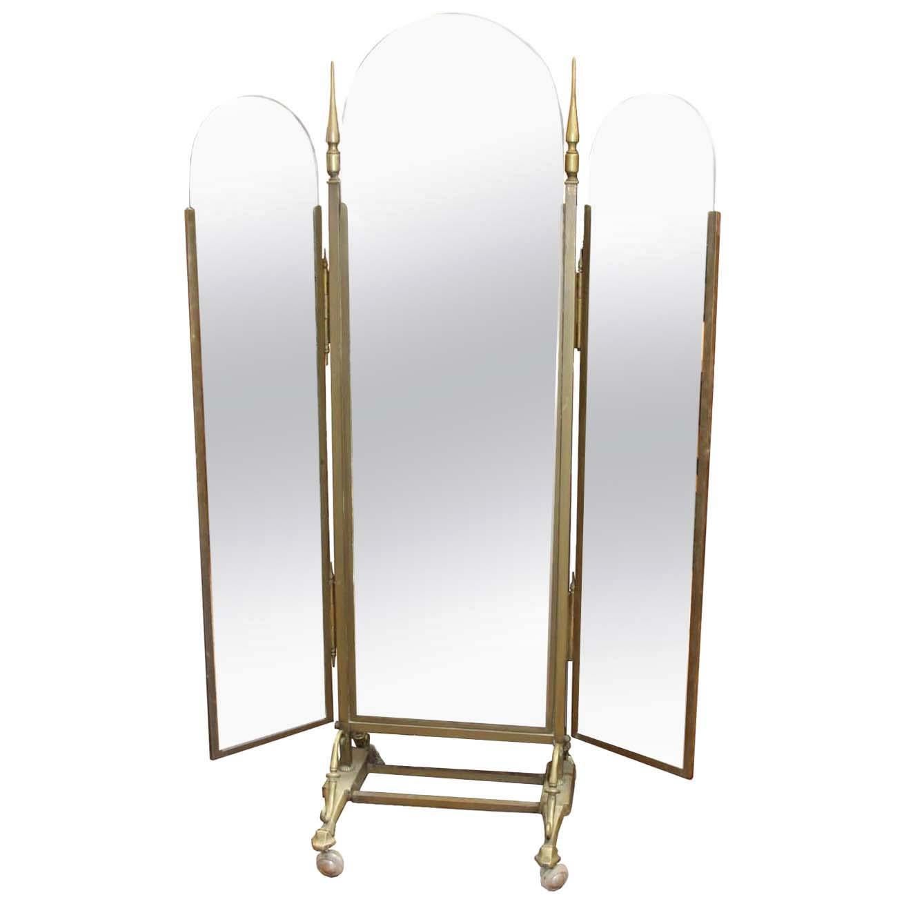 Deco Brass Dressing Mirror