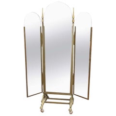 Deco Brass Dressing Mirror