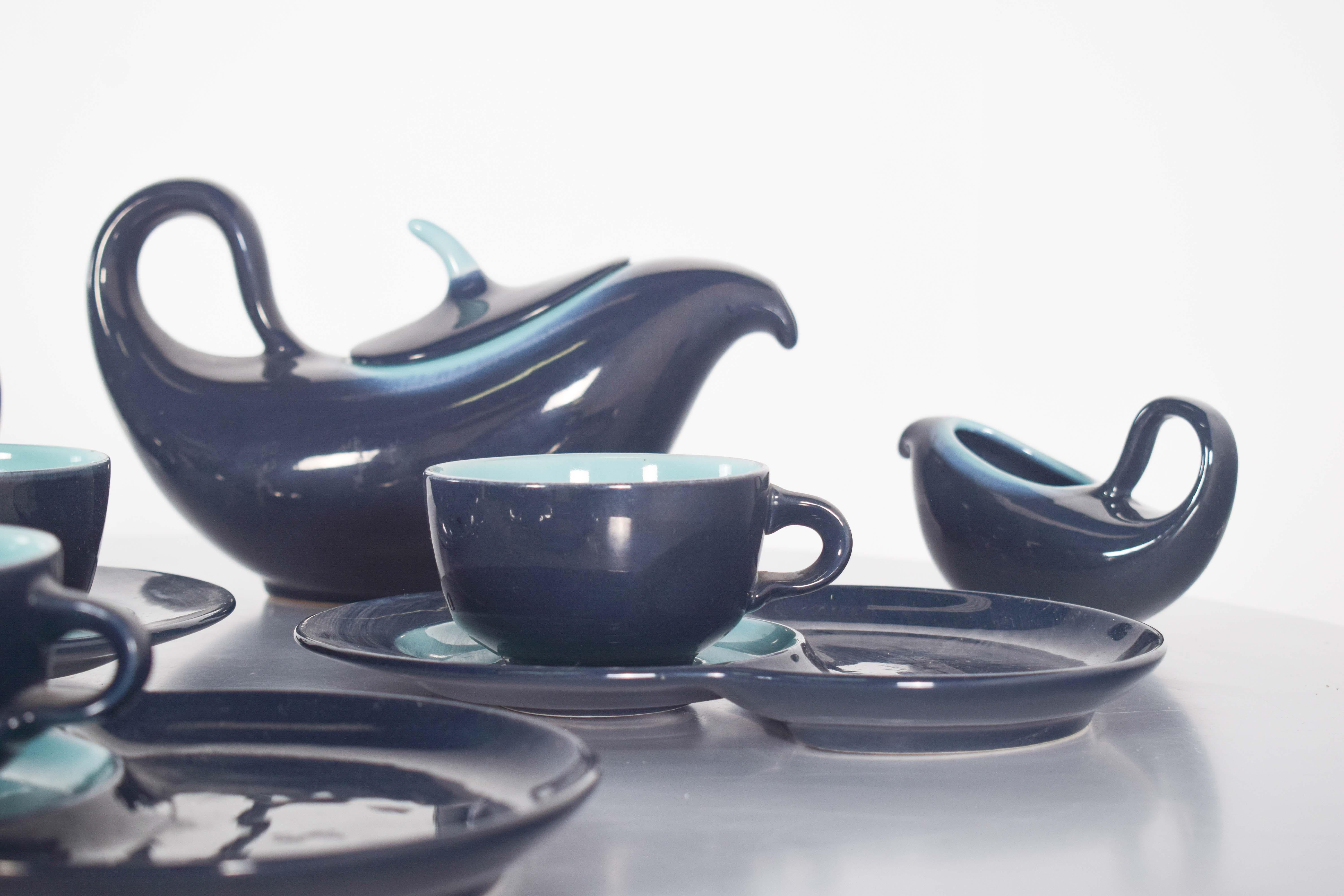 Deko-Frühstücks-Set aus Keramik (Französisch) im Angebot