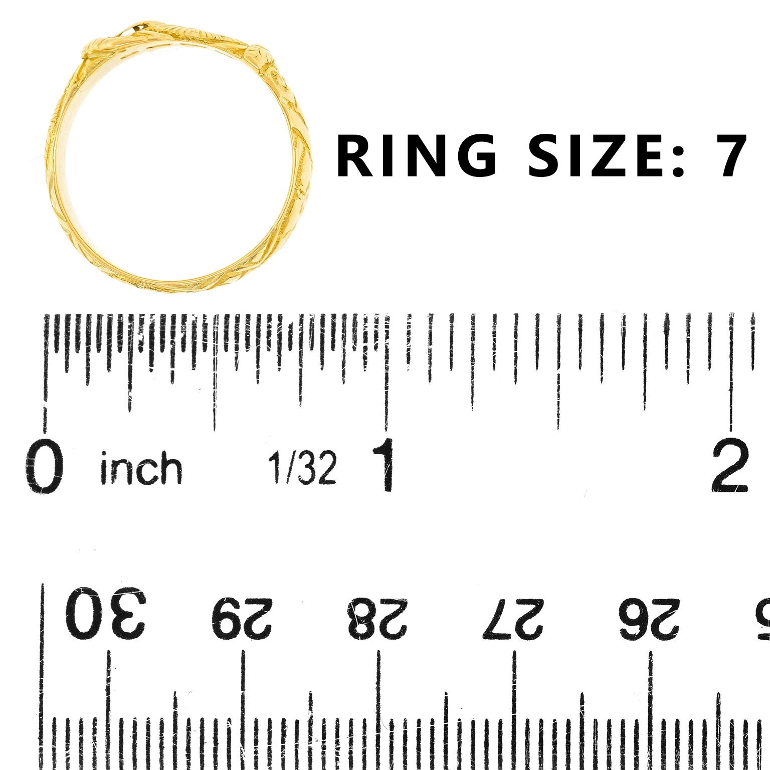 Deco Buckle Ring For Sale 1