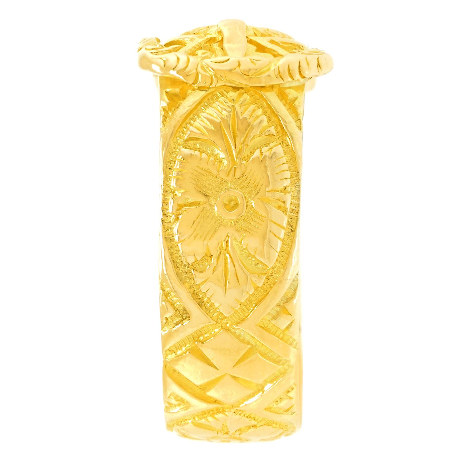 Deco Buckle Ring For Sale 4