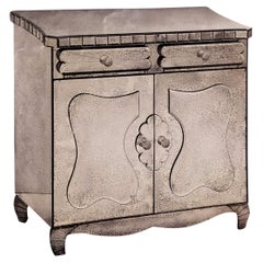 "Decò" Cabinet in Murano Glass Mirror, Handcrafted by Fratelli Tosi