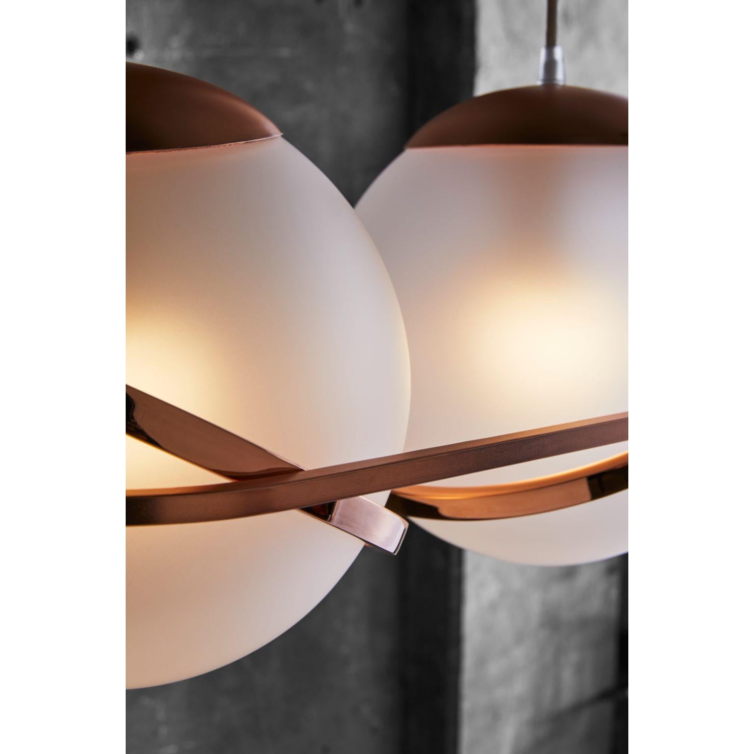 Post-Modern Decò Ceiling Lamp by Mingardo For Sale