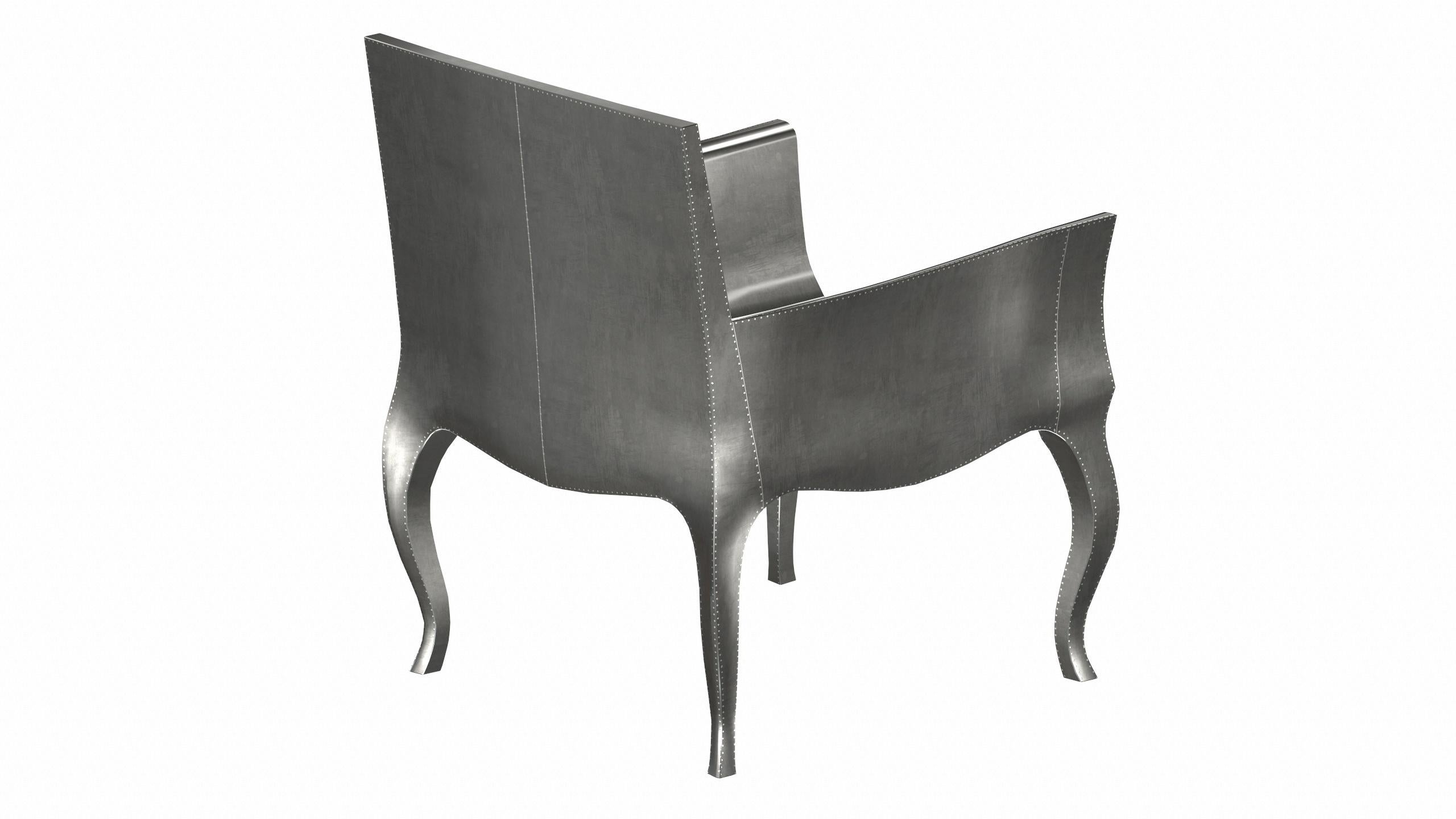 Deco Chairs in Smooth White Bronze by Paul Mathieu for S. Odegard For Sale 10