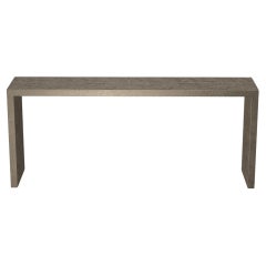 deco Coffee and Cocktail Console Tables in Antique Bronze Fine Hammered