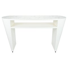 Deco Console Table with Naughty Pierre Frey Pattern on Top