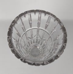 Deco Crystal Vase by Walsh England