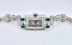 Deco Diamond Emerald Ladies Wristwatch