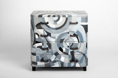 Deco Style Dresser Hand Painted after the work of Sonia Delaunay