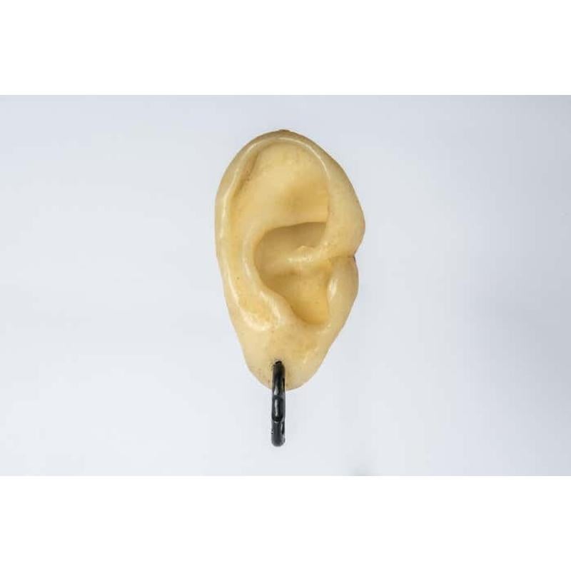 Women's or Men's Deco Earring (Extra Small, 0.4 CT, 8 Diamond Slabs, KA+DIA) For Sale