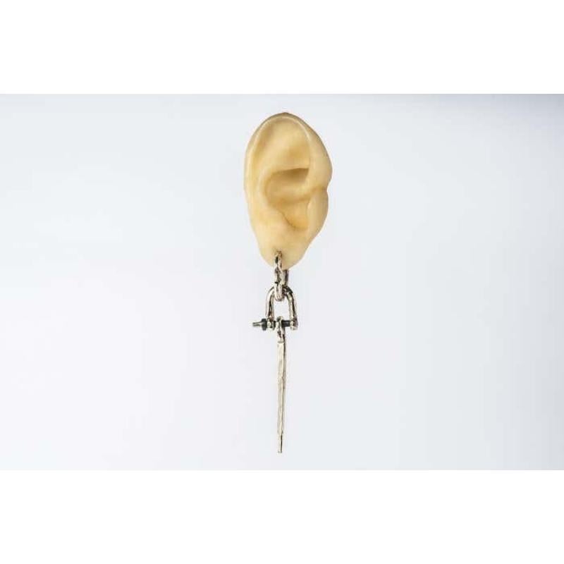 Deco Earring (Fuse, Extra Small Link, Mini Spike Charm Var., KA10KW) For Sale 1
