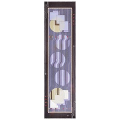 Tapis de couloir tissé plat inspiré par Frank Lloyd Wright