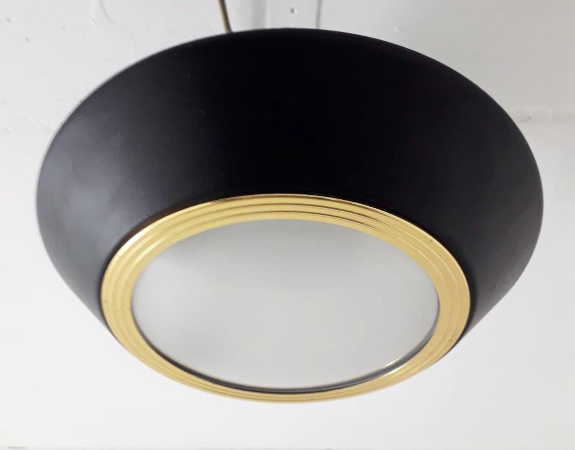 Frosted Deco Flush Mount by F. Fabbian - 2 available For Sale