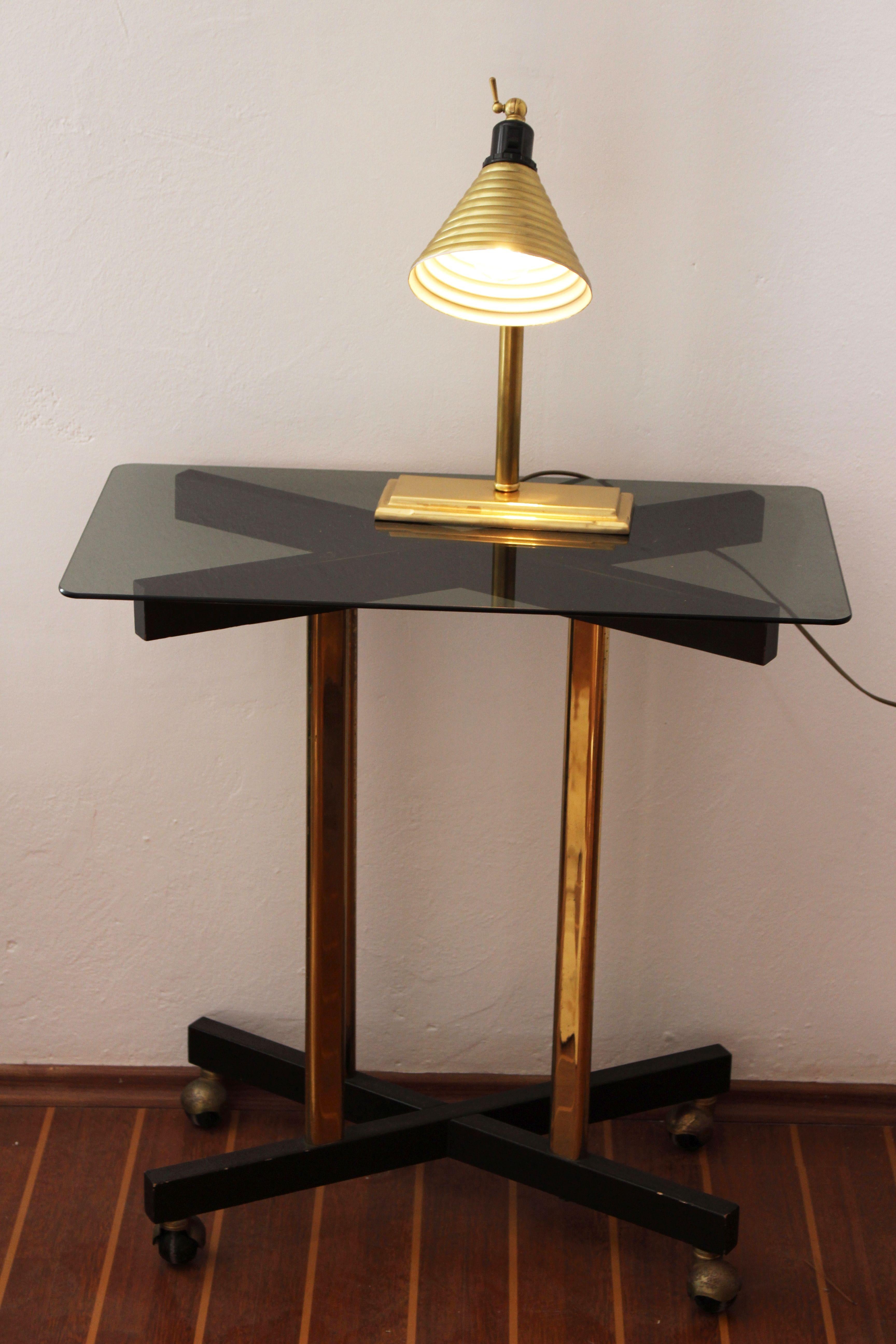 French Deco  Brass Desk Lamp 2