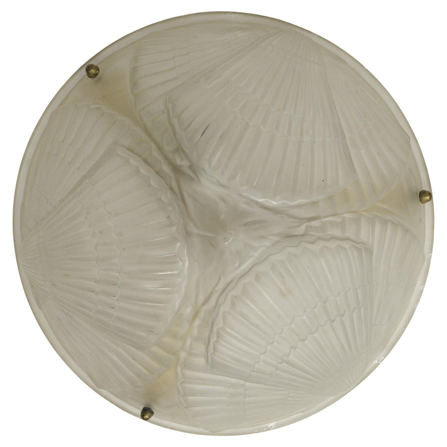 Dèco Glass Ceiling Light (plafonnier en verre) en vente
