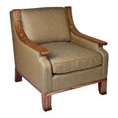 Deco Inspired Lounge Chair in Bolivian Rosewood