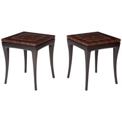 Deco-Inspired, Macassar Ebony Side Table