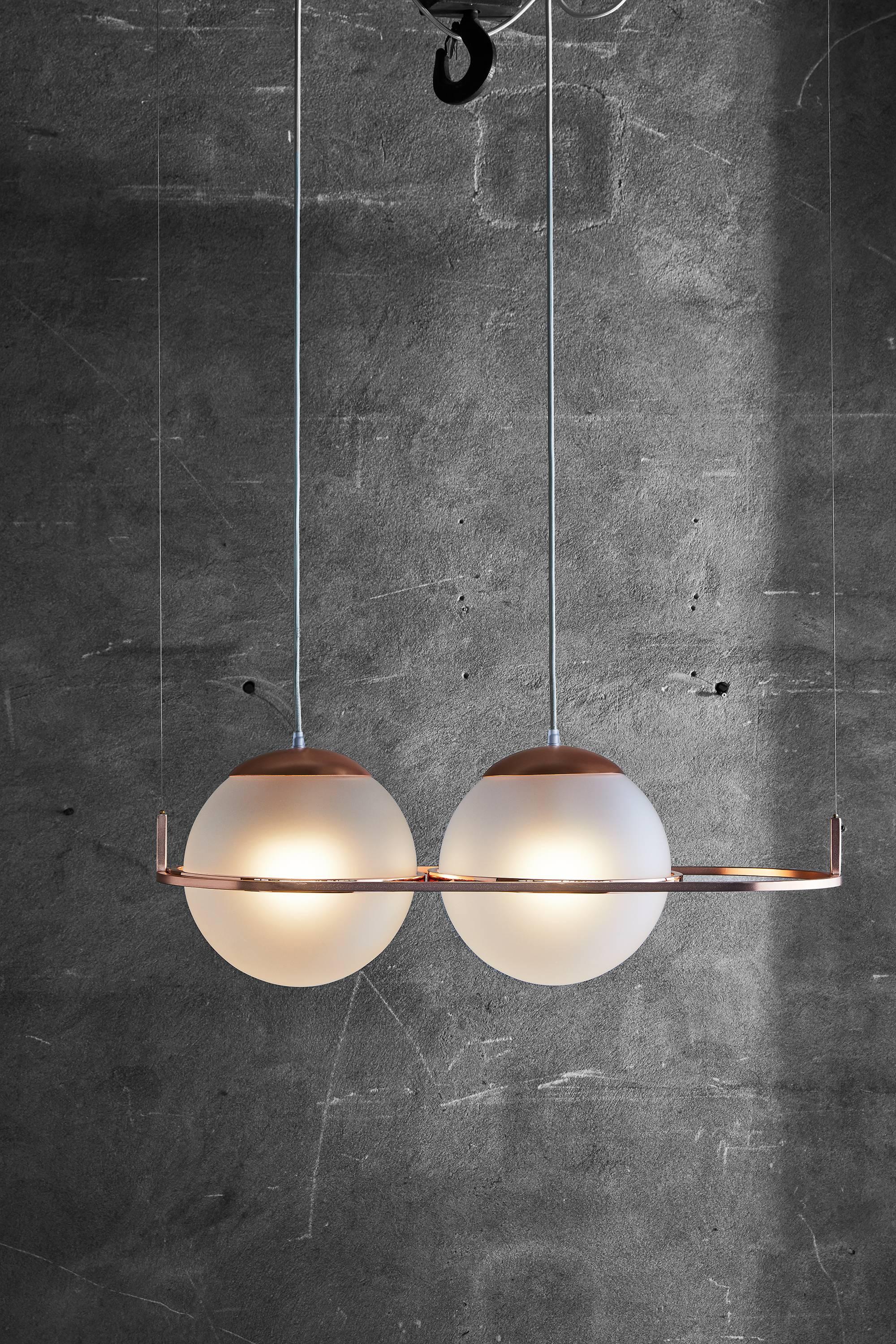 Polished Deco Lamp by Federica Biasi for Mingardo For Sale