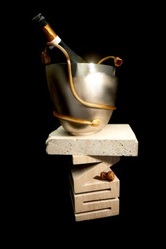 Deco Leaves Champagne Bucket