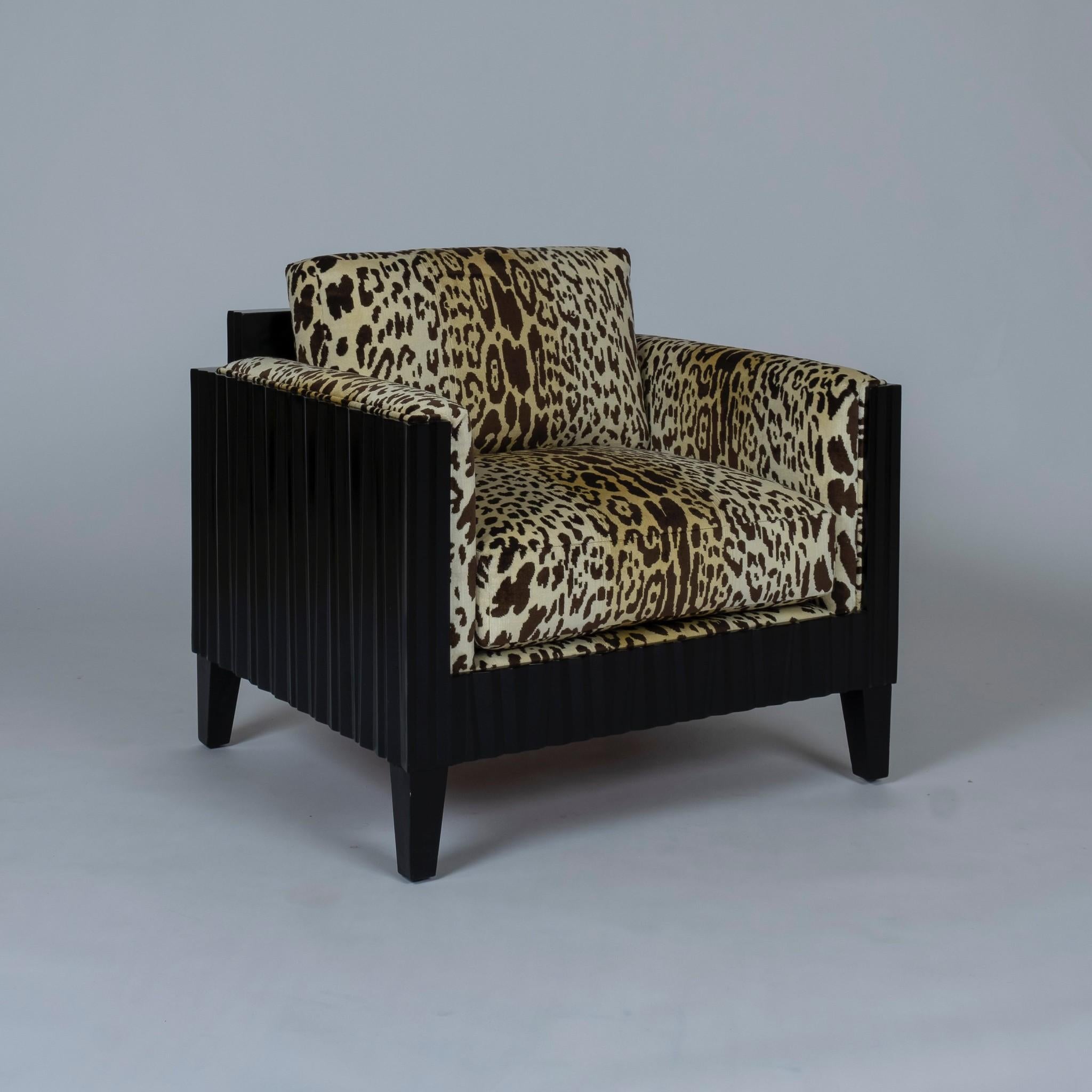 Deco Leopard Club Chairs 6